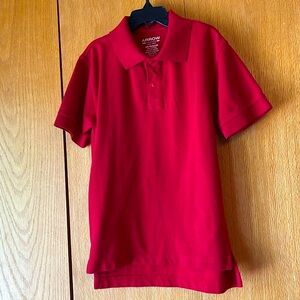 Arrow size 8 boys girls Red Pique cotton blend Polo Shirt school uniform EUC